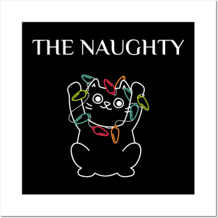 cute matching family cat design, the naughty Posters and Art